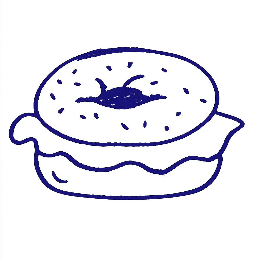 bagel bagel stamp card